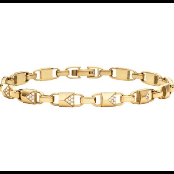 BNIB Auth  New Michael Kors Bracelet Yellow Gold Great Gift Item - Picture 2 of 4